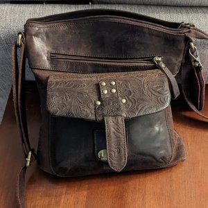 Real Leather Crossbody Purses for Women